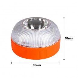 Luz de emergencia LED V16 homologada para señalización coche baliza para carretera.
