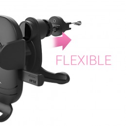 soporte de móvil para coche rejilla de ventilación extensible rotación 360 grados universal