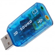 Tarjeta de sonido USB 5.1