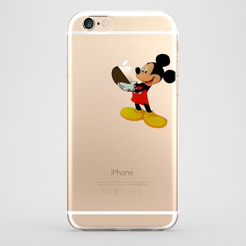 Funda iPhone 6 Mickey Mouse Transparente