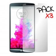 PACK X3 Protector Pantalla LG G3  delanteros
