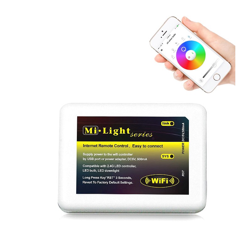 modulo wifi mando Bombilla LED COLOR Wifi RGB 6W controla desde el movil